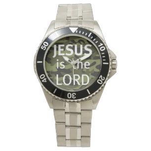 Clock “JESUS IS the LORD " Watch