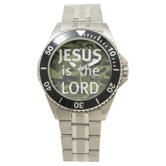 Clock "JESUS is the LORD" Watch (Front)