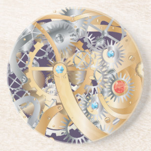 clock mechanism coaster