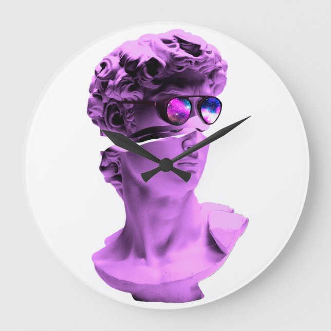 Clock Michelangelo's David - By RLE Art Solutions (Front)