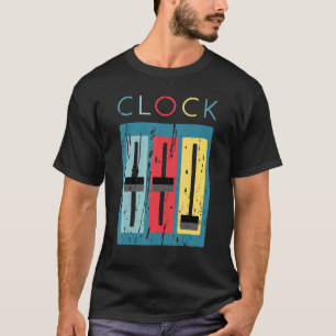 Clock Modular Synth Vintage Analogue Synthesizer T-Shirt