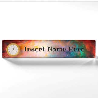 Clock Name Plate