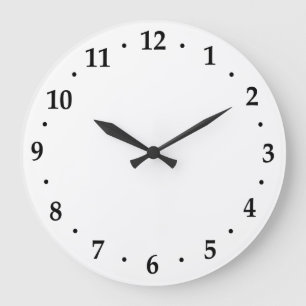Clock Number Face Template Use Your Design