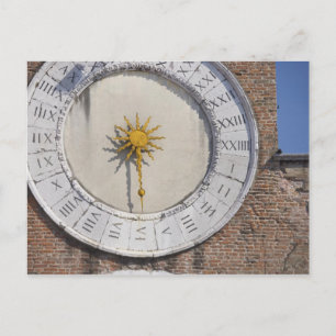 Clock of San Giacomo di Rialto San Polo Venice Postcard