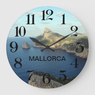 clock of wall Cabo de Formentor in Majorca
