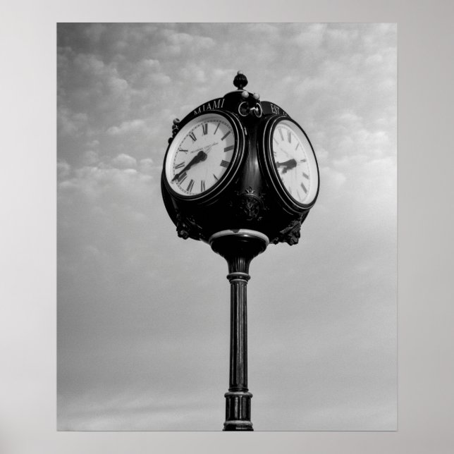 Clock on Route 66  Poster (Front)