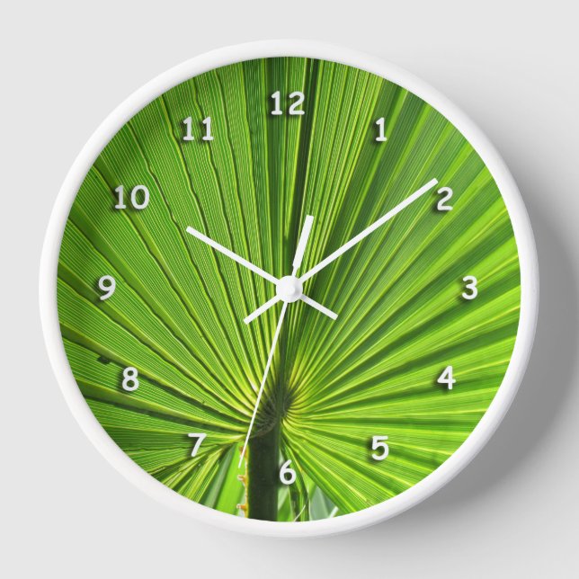 Clock - Palm Leaf (Front)