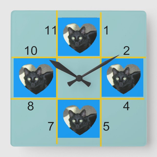 Clock - Pet Patchwork (Front)