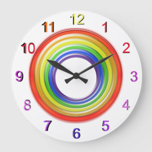 Clock - Primary Colours