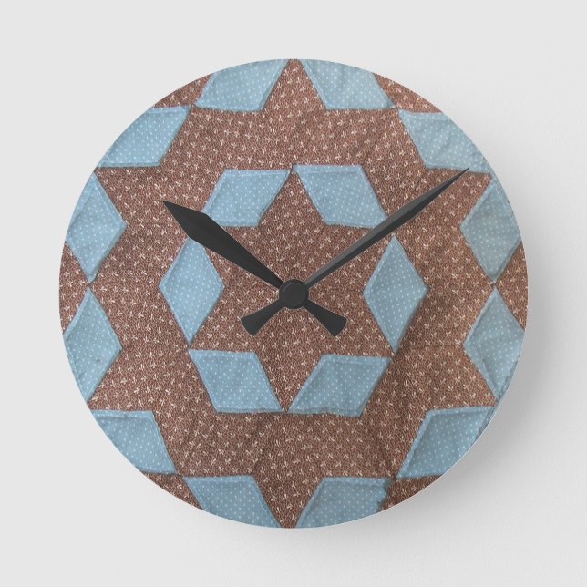 clock - Quilt - Castle Pattern (Front)