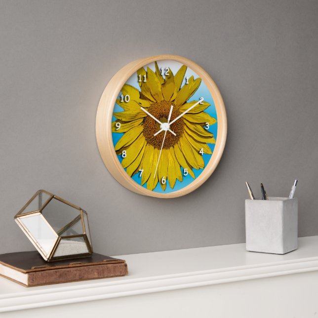 Clock - Sunflower Blossom (Office)
