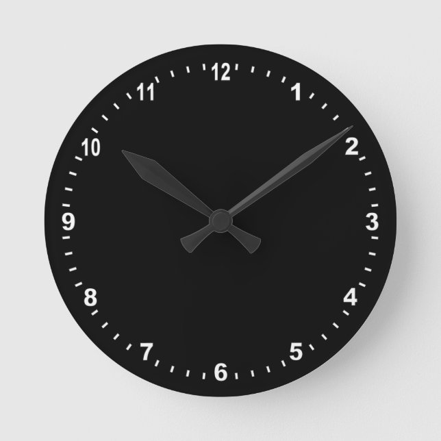 Clock Template - Create Your Own / elegant, custom (Front)