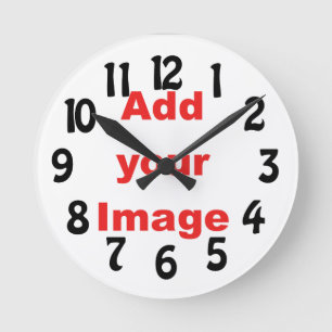 Clock template - Fun - Add your Image