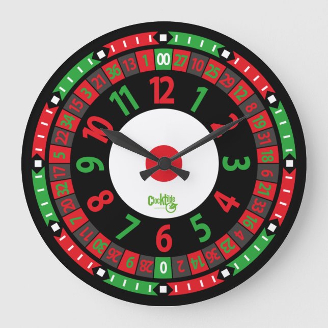 CLOCK TILDE Las Vegas RULETA RUSA (Front)