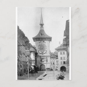 Clock Tower, Berne, Switzerland ca. 1890 Postcard