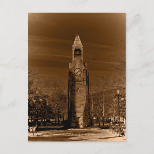 Clock Tower Corning ny Postcard