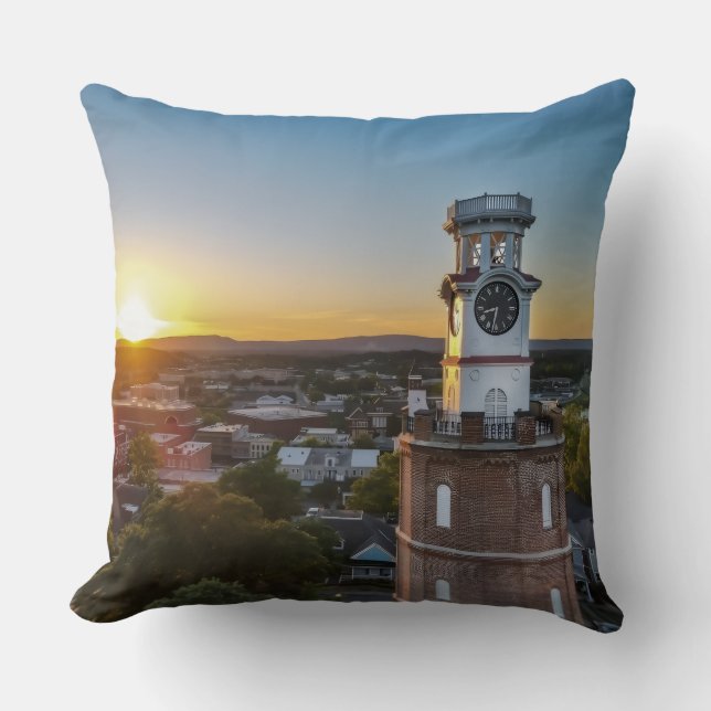 CLOCK TOWER CUSHION (Front)
