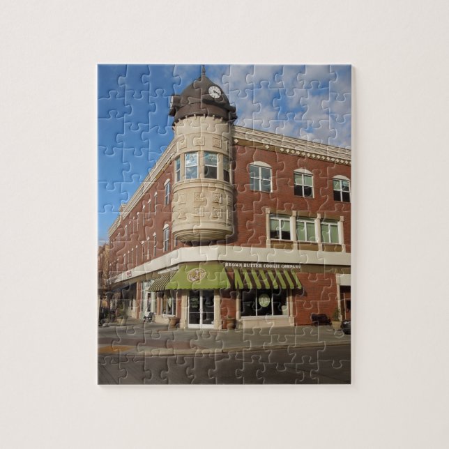 Clock Tower, Downtown Paso Robles, California Jigsaw Puzzle (Vertical)