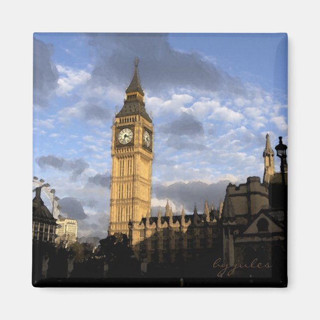 Clock Tower Magnet (Front)