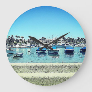 Clock Wall Balboa Island Personal Photo Beach Bay