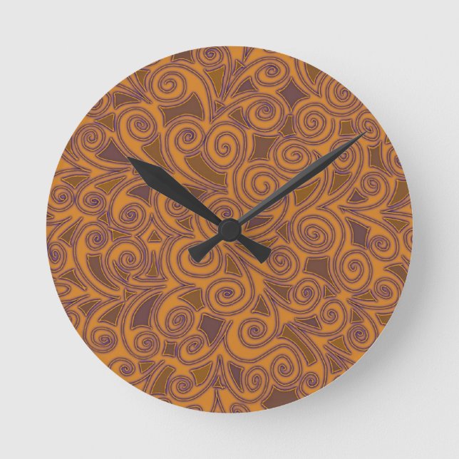 Clock With Abstract Design (Front)