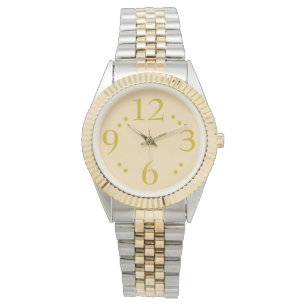 Clock with big number watch