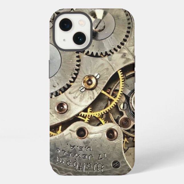 Clock works iPhone case (Back)