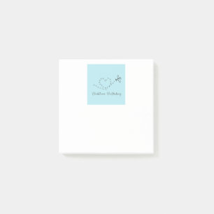 Clockflower Publishing branded post-it notes