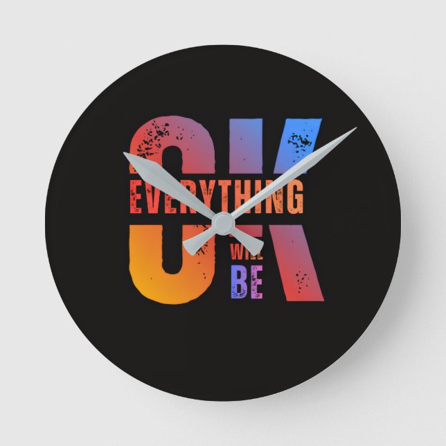 Clockify your Style Round Clock (Front)