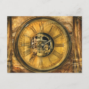 Clockmaker - Clock Works Postcard