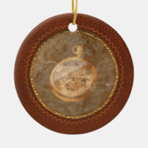 Clockmaker - Space time Ceramic Tree Decoration