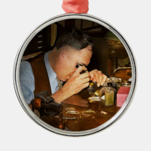 Clockmaker - The watchman 1939 Metal Tree Decoration