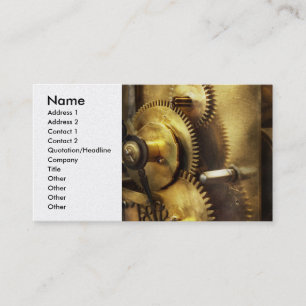 Clockmaker - We all mesh Business Card