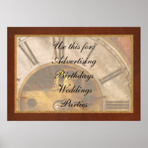Clockmaker - What time is it Poster