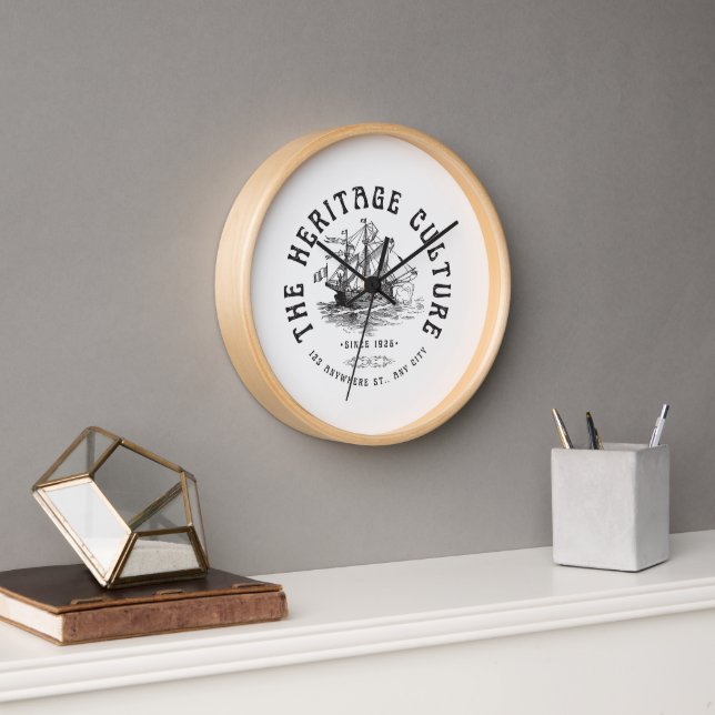 Clocks "The Heritage culture" (Office)