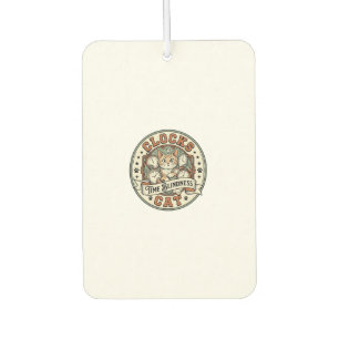 Clocks Time Blindness Cat Clocks Time Blindness Ca Car Air Freshener
