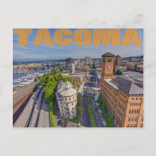 Clocktower and One Pacific postcard