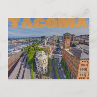 Clocktower and One Pacific postcard