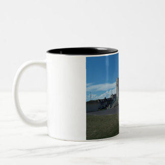 Clocktower At Seaton Carew Two-Tone Coffee Mug
