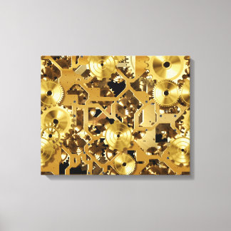 Clockwork 1 Wrapped Canvas