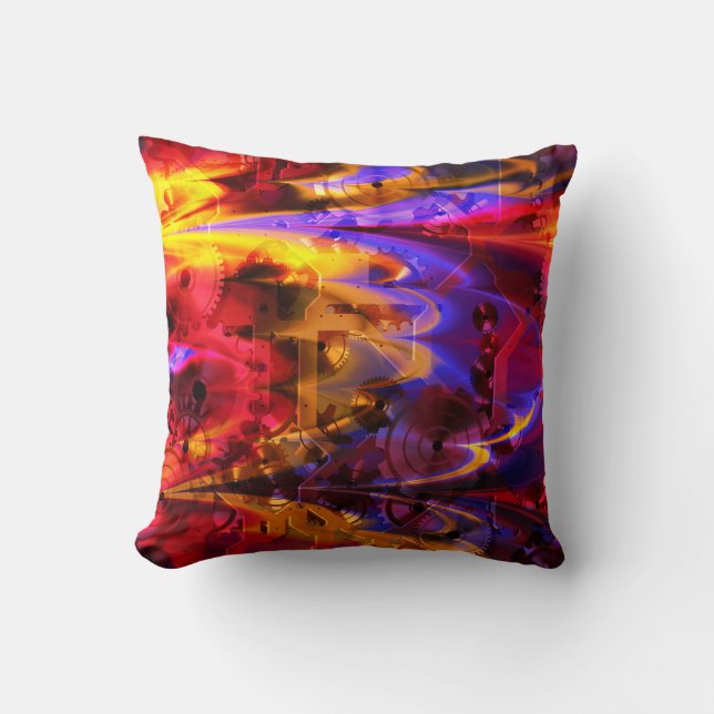 Clockwork 2 Pillow (Front)