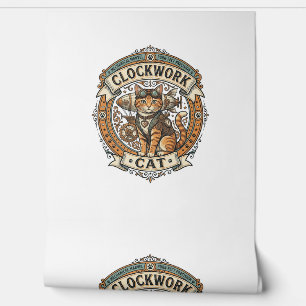 Clockwork Cat Cat Steampunk Vintage Vector Art Shi Wallpaper
