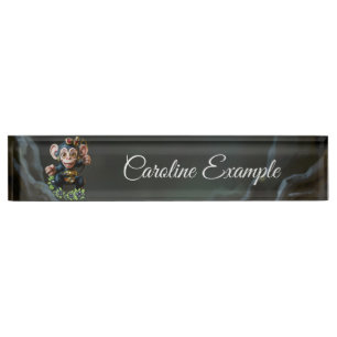 Clockwork Cavekeeper – The Whispering Monkey Nameplate