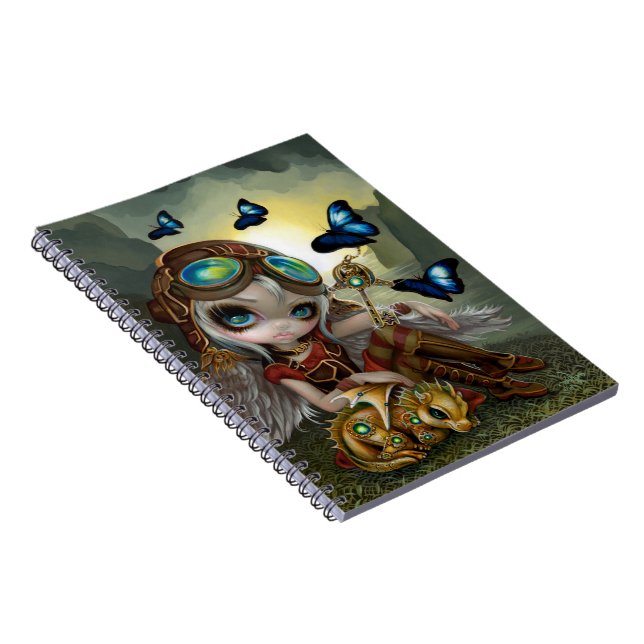 "Clockwork Dragonling" Notebook (Right Side)