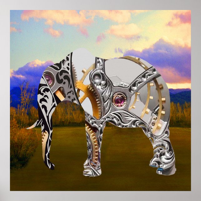 Clockwork Elephant Poster (Front)