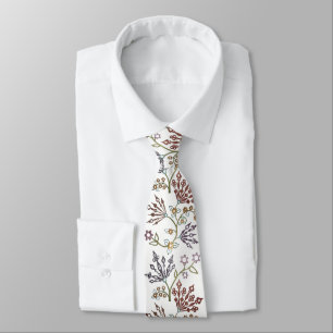 Clockwork Floral - CUSTOM COLOR Tie
