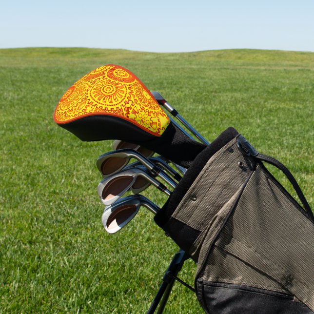 Clockwork Golf Head Cover (In Situ)