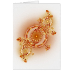Clockwork I - Fractal Art Card
