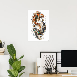 Clockwork Koi Poster