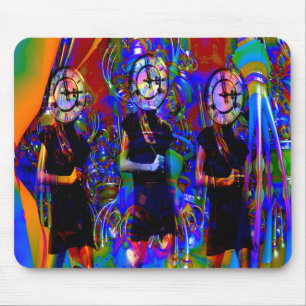 Clockwork Mouse Pad